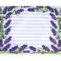 Set 4 Waterproof Rectangular Placemats Lavender 17X13